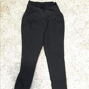 Black maternity pants sz M